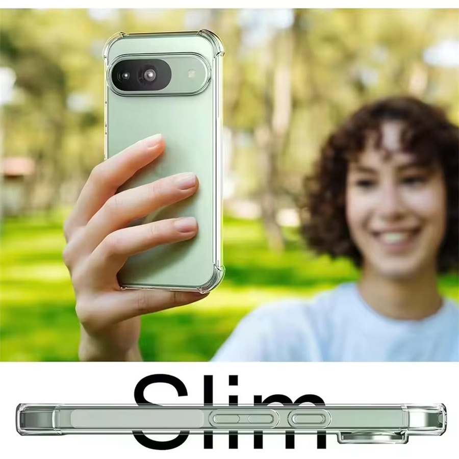 Ultra dünne transparente Handyhülle aus TPU für Google Pixel 10 9 Pro XL 8 7 Pro 9A 8A 7A 6A stoßfeste Schutzhülle - Bild 4
