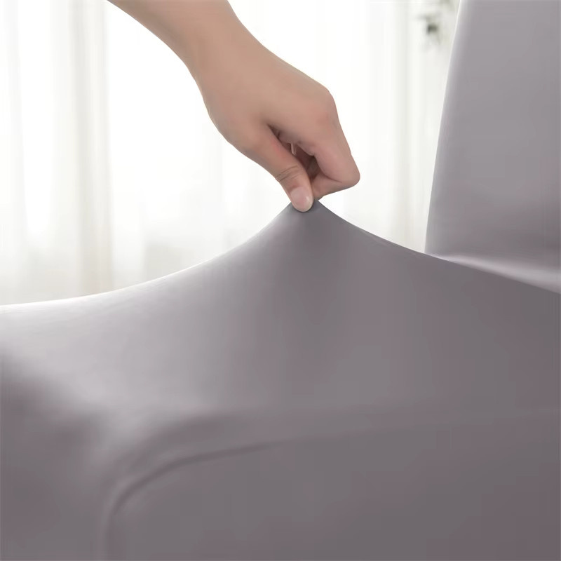 Yupartex Esszimmerstuhl Bezug aus PU-Leder in A10 Gray Blue, elastischer Stuhlschutz für die Küche - Bild 2