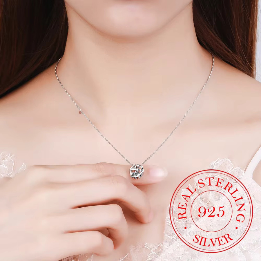 Robbie Halskette, 925 Silber, Zirkonia, Damen - Bild 2