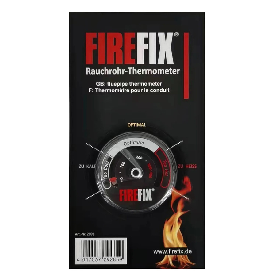 Firefix Rauchrohr-Thermometer in Silber - Bild 2