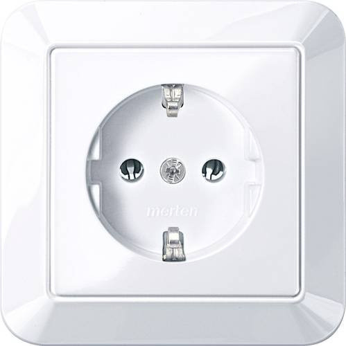 Merten Steckdose System M in Weiß MEG2401-1025 - Bild 1