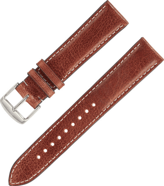 Laco Uhrenarmband Leder, Navy, 20 XL - Bild 1