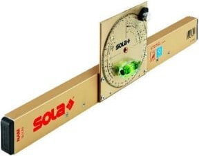 SOLA Neigungswasserwaage NAM 50 T aus Aluminium in Gold mit Magnet, Länge: 50 cm - Bild 1