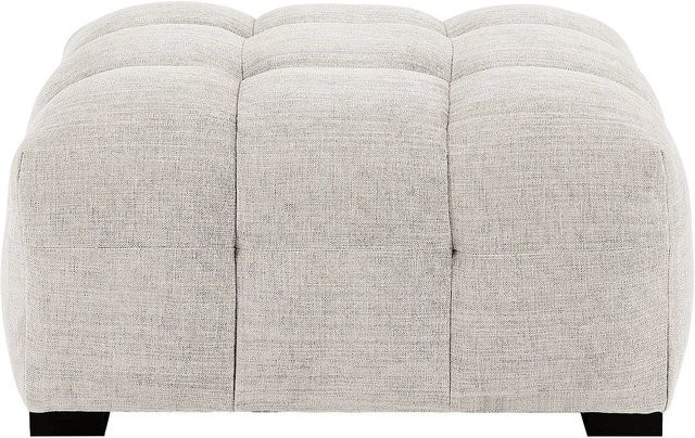 Sitzhocker Dilome von Pascal Morabito in Beige aus meliertem Stoff, Durchmesser: 90 cm - Bild 1