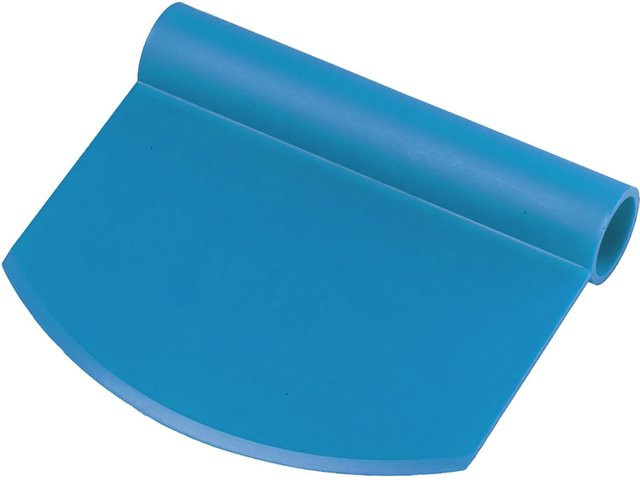 Scaritech Teigschaber aus Kunststoff in Gelb und Blau, 50 Stück Packung - Bild 1