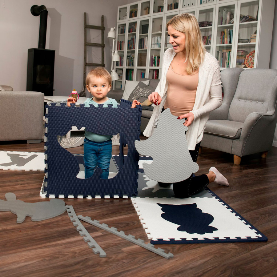 Hakuna Matte Puzzlematte XXL Wald in Multicolour für Kinderzimmer und Garten - Bild 2
