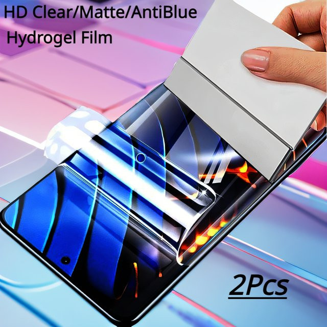 2er-Pack Hydrogel Displayschutzfolie für Cubot P80 P60 P50 P40 P30 X30 X50 X70 C30 Max 3 2 Hinweis 20 Pro 30 50 in Matte, HD oder Anti-Blau, Transparent - Bild 1