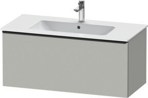 Duravit Waschtischunterschrank D-Neo wandhängend, Farbe Schwarz/Grau/Weiß, B: 101 cm, T: 46,2 cm, H: 44 cm - Bild 1