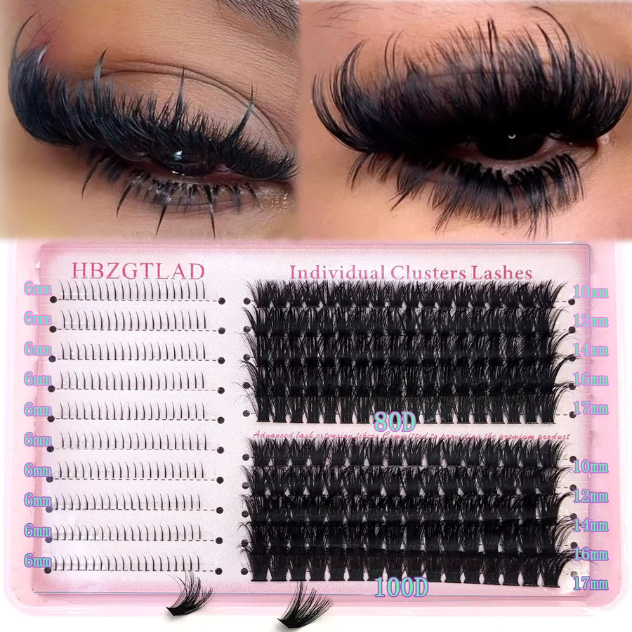 Wimperncluster Set, Black, Unisex, Natürlich - Bild 2