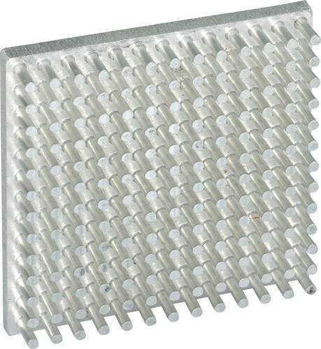 SEPA Kühlkörper aus Aluminium in Silber, B/T/H: 40 x 40 x 10 mm - Bild 1