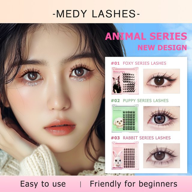 Medy Lashes Wimpern, natürlich, Unisex - Bild 1