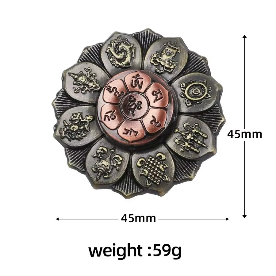 Meade Fingerspitzen-Spinner, Vollmetall, 12 Sternbilder, graviertes Design - Bild 3