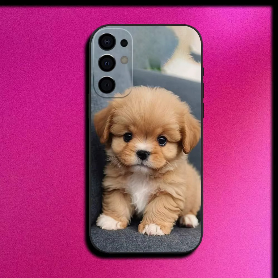 Handyhülle mit Shih Tzu Hund Motiv für Samsung Galaxy S25 S24 S23 S22 S21 S20 Ultra Plus FE Lite Note 5G in Schwarz - Bild 2