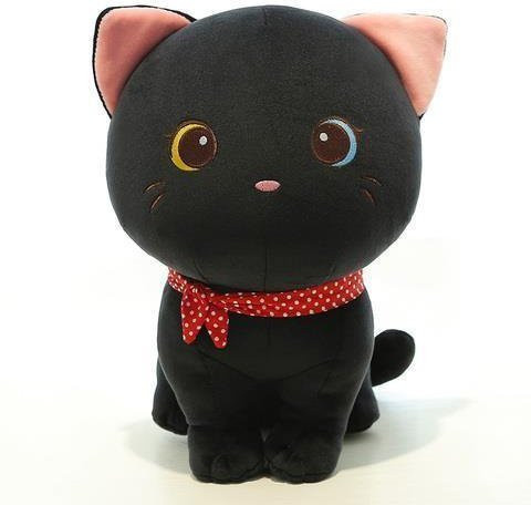Yiran Health & Beauty Kawaii Glückskatzen-Puppe, Anime Plüschtier, 24 cm, ab 0 Jahren - Bild 1