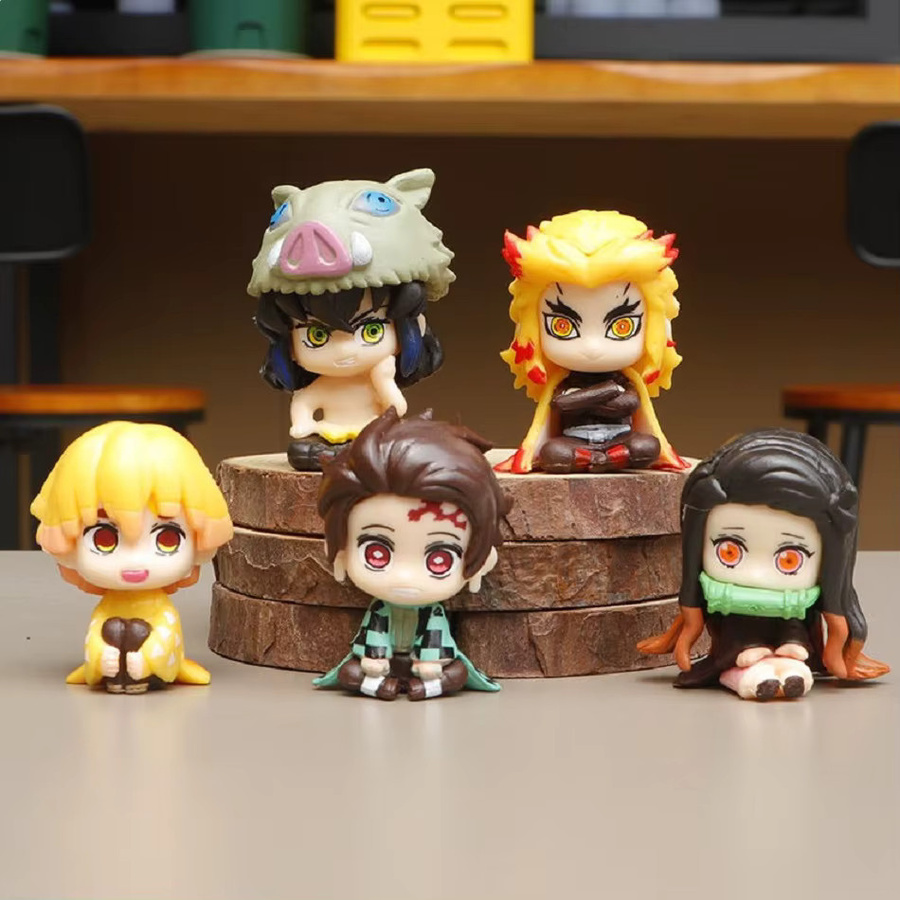 Bandai Demon Slayer, Q-Version Sitzende Geisterpuppe, 5-teiliges Set - Bild 2