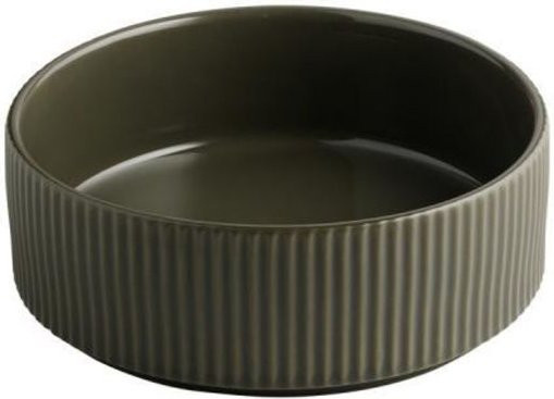 APS Schale THE GRID aus Porzellan, braun, 6er Pack, Volumen: 550 ml, Durchmesser: 16 cm, Höhe: 6 cm - Bild 1