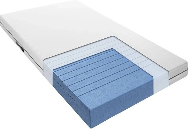 tectake Matratze Sky aus Komfortschaum mit waschbarem 3D-Meshgewebe Bezug, Weiß, B/T/H: 200 x 100 x 18 cm - Bild 2