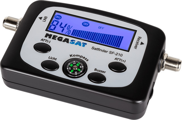 Megasat SF 210 SAT-Finder in Schwarz - Bild 1