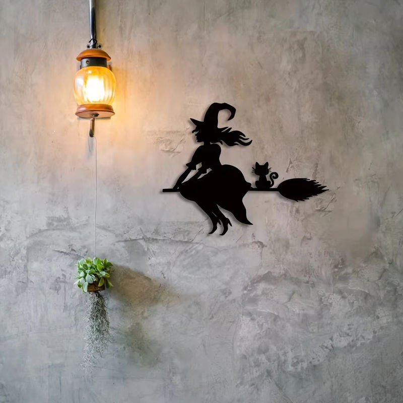 CIFBUY Metall-Wanddekoration Schmetterling in Schwarz für Halloween und Wandkunst - Bild 3