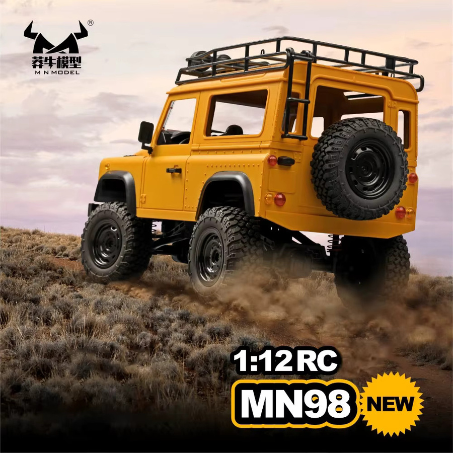 JIKEFUN MN99s RC Auto, 1:12, 4WD Off-road Crawler, Grau - Bild 3