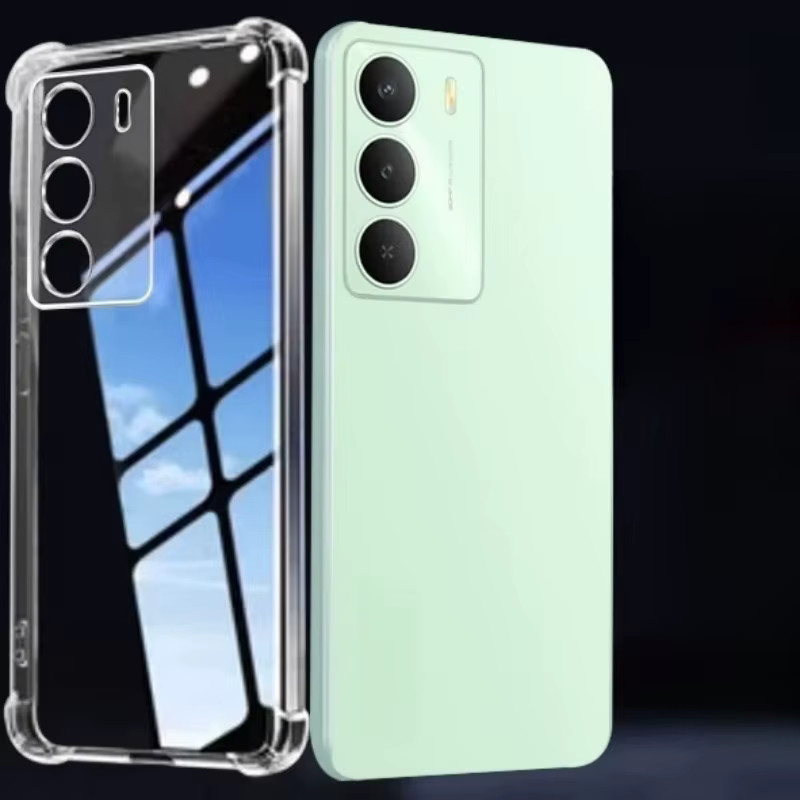 Stoßfeste TPU-Handyhülle für OPPO A5 Pro, A5 und A5X in Transparent - Bild 3