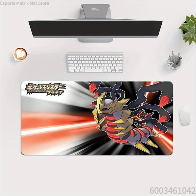 Potdemiel Pokemon Giratina Platinum Version Dynamic Scene Extended Gaming Mouse Pad Schreibtischunterlage, Mehrfarbig - Bild 1