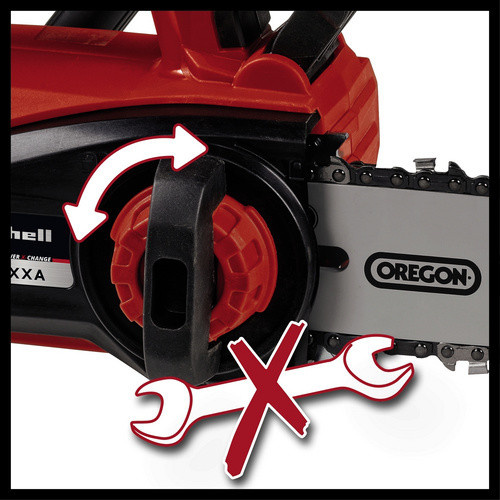 Einhell Professional FORTEXXA 18/20 TH Akku-Kettensäge 18V in Rot/Schwarz mit 20 cm Schwertlänge - Bild 4
