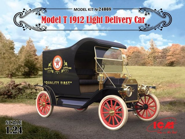 ICM Model T 1912 Light Delivery Car, Spielfahrzeug, 1:24, Schwarz - Bild 1