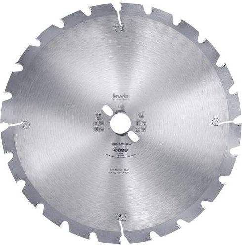 Kwb Kreissägeblatt für Holz, Carbide Tipped, Silber, Durchmesser: 350 mm, Bohrung: 30 mm - Bild 1