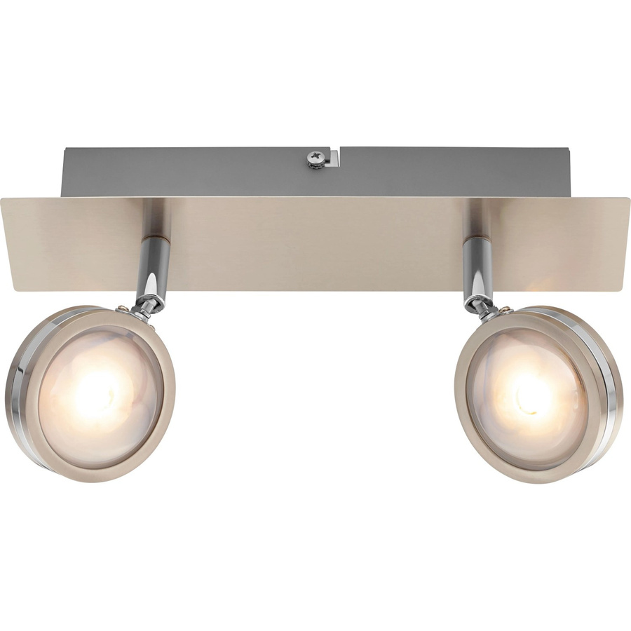 OBI LED Spot Rotello 2er-Set in Nickel Matt mit warmweißem Licht und inklusive Leuchtmittel - Bild 2