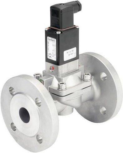 Bürkert Servogesteuertes Ventil 361407 5282 24V aus Messing in Silber - Bild 1