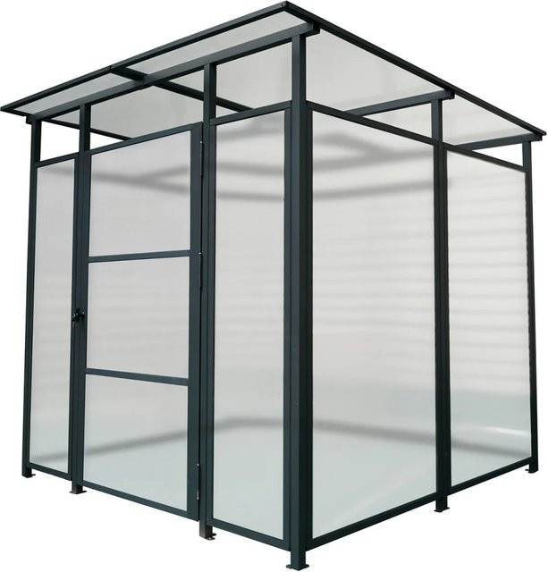 Floraworld Türelement für Multifunktionsunterstand in Grau, B/H/T: 204 x 205 x 7 cm - Bild 1
