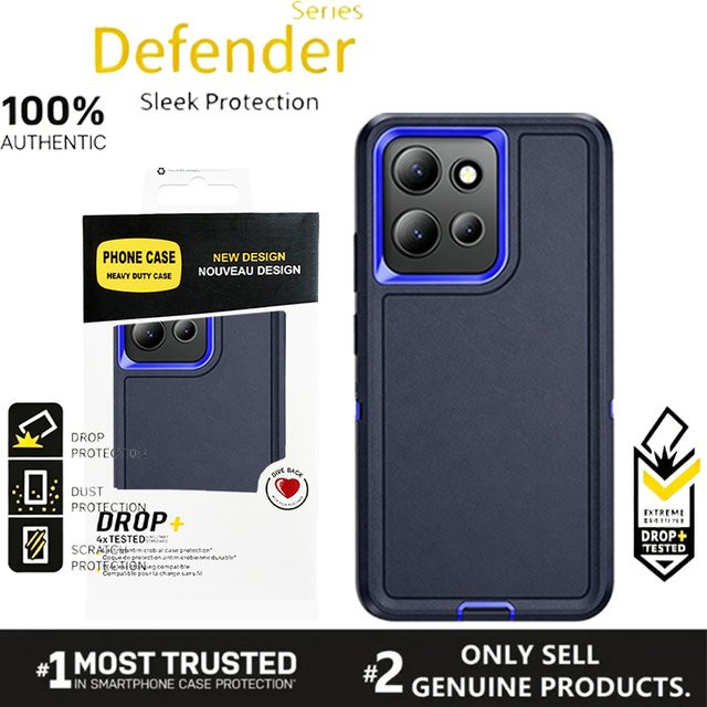3in1 Defend Heavy Armor OTT-BOX Handyhülle für Motorola Moto G Power Play Stylus in Schwarz oder Rot - Bild 1