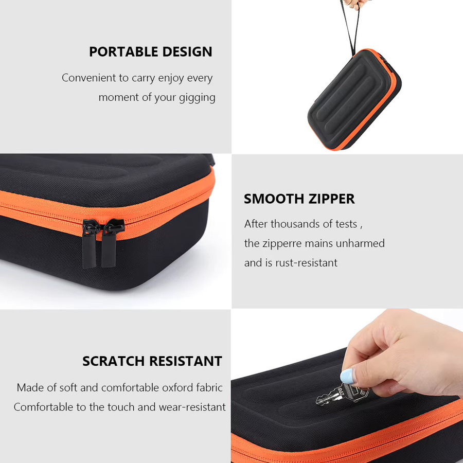 Harte Reisetasche für JBL PartyBox Wireless Mic Universal Handheld Dual Mic in Schwarz - Bild 5