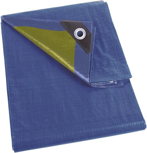 Perel Abdeckplane Blau/Grün B: 6 m, T: 10 m - Bild 1