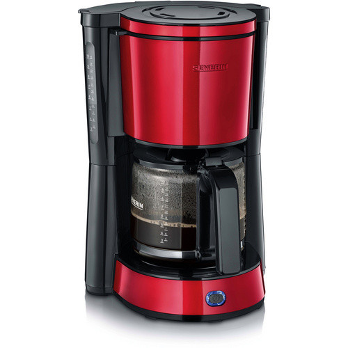 Severin KA 4817 Filterkaffeemaschine in Rot Metallic und Schwarz mit 1,25 l Fassungsvermögen - Bild 5