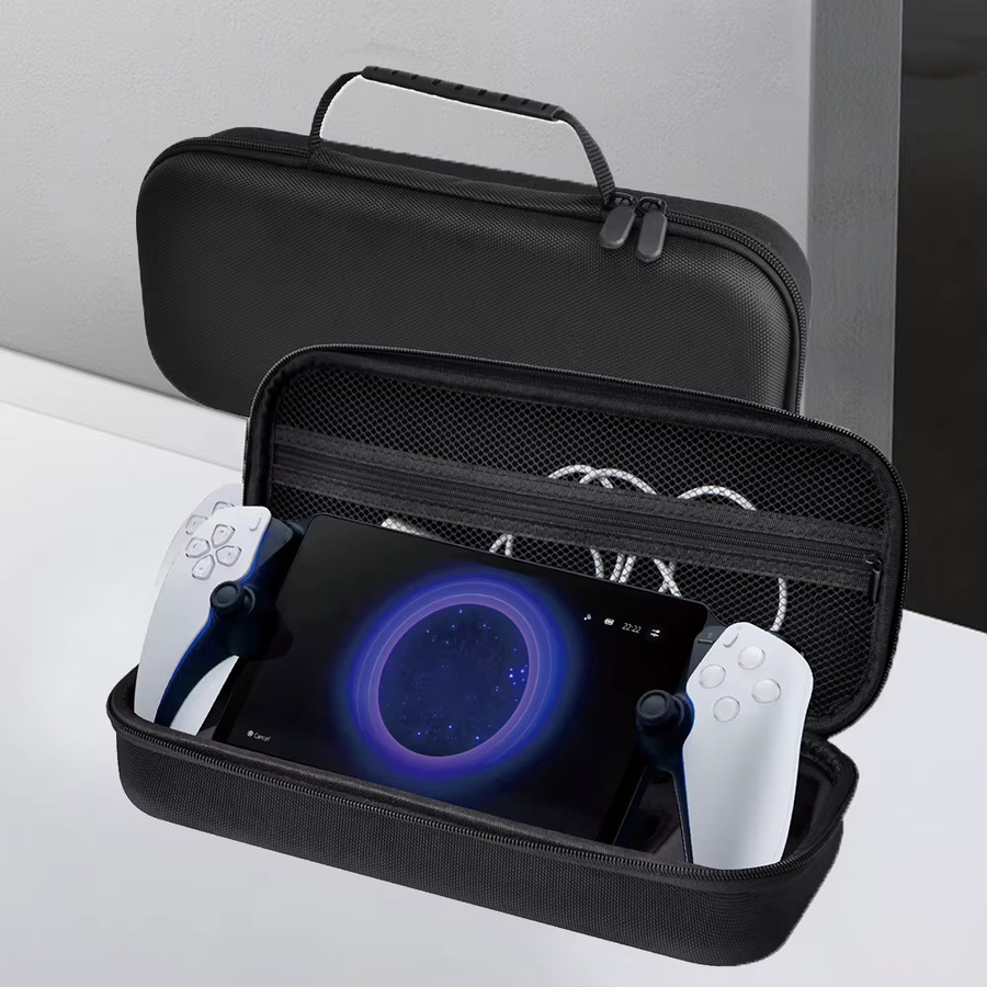 APWIKOGER Schutzhülle für PlayStation 5 Portal Handheld Spielekonsole, Harte Reise-Tragetasche, Schwarz - Bild 4