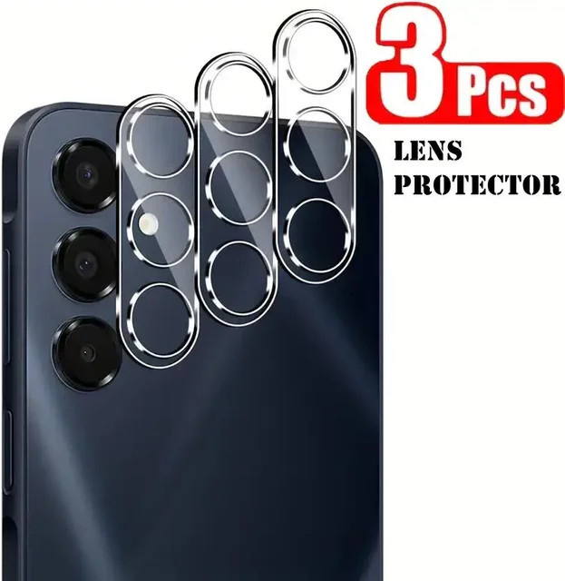 3er-Set Kamera-Schutzglas für Samsung Galaxy A17 A16 A55 A35 A15 A54 A34 A14 transparent - Bild 1