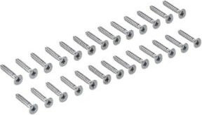 Hettich Befestigungsschraube SlideLine aus verzinktem Stahl, Farbe: Silber, Durchmesser: 4 mm, Länge: 22 mm - Bild 1