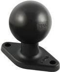 RAM Mounts Diamond-Basisplatte Trapez mit C-Kugel 1.5 in Schwarz RAM-238U - Bild 1