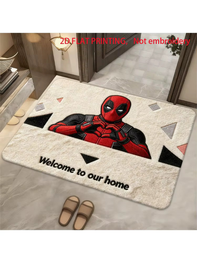 Beast Kingdom Marvel Deadpool Fußmatte aus weichem Polyester-Flanell in Multicolour - Bild 6