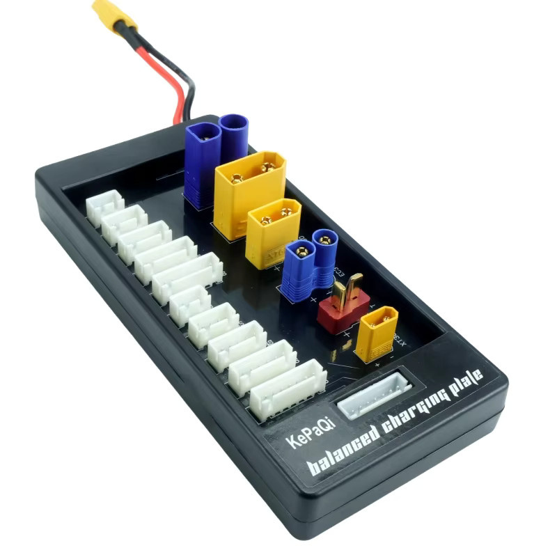 ISDT Batterie Lade Board 2-6S für Ladegeräte mit EC3, XT60, XT90 und XT30 Anschlüssen, Multicolor - Bild 4
