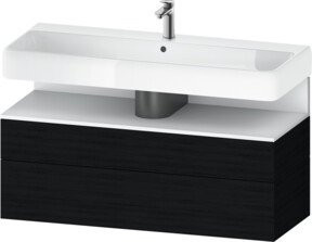 Duravit Waschtischunterschrank Qatego in Weiß Matt, Wandhängend, B/T/H: 119 x 47 x 59 cm - Bild 1