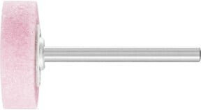 PFERD TOOLS STEEL EDGE Schleifstift Zylinder A80 in Pink für Stahl und Stahlguss, Durchmesser: 20 mm, Länge: 6 mm, Schaft-Durchmesser: 3 mm - Bild 1