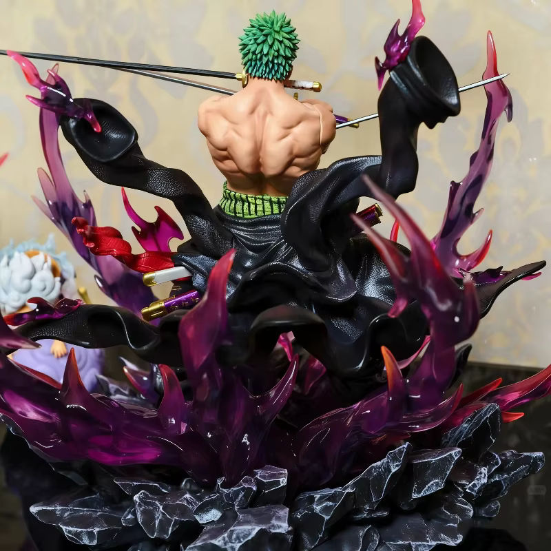 Bandai One Piece Zoro Actionfigur Santoryu Oni Giri aus PVC, mehrfarbig, Höhe: 30 cm - Bild 6
