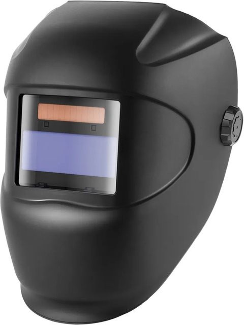 STAHLWERK Automatik Schweißhelm ROOKIE Schweißermaske in Schwarz mit DIN 3-11, B/H/T: 21,0 x 32,5 x 16,0 cm - Bild 1