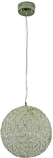 Dapo Decken Pendelleuchte Vanessa aus Aludraht in Chrom und Silber, Durchmesser: 50 cm, G4, IP20 - Bild 1