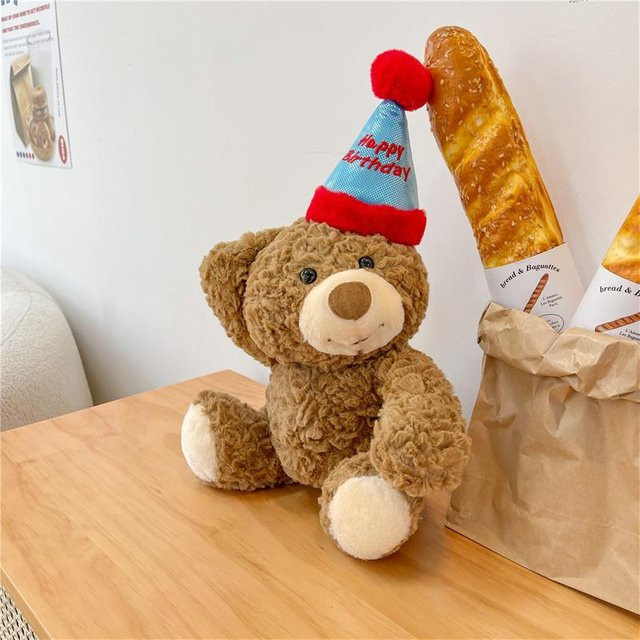 Joyful toys Geburtstagsbär Plüschtier, Teddybär, 35cm - Bild 1