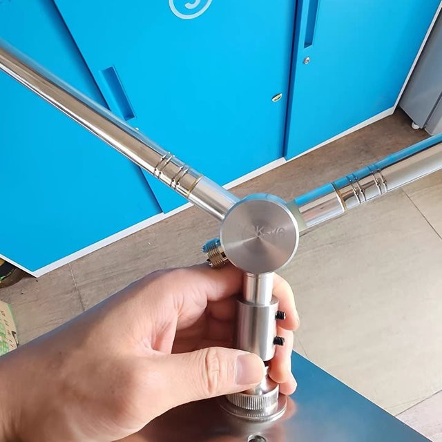 Tragbare Positive-V-Kurzwellenantenne MSK-V6 in Silber von HKFZ - Bild 1