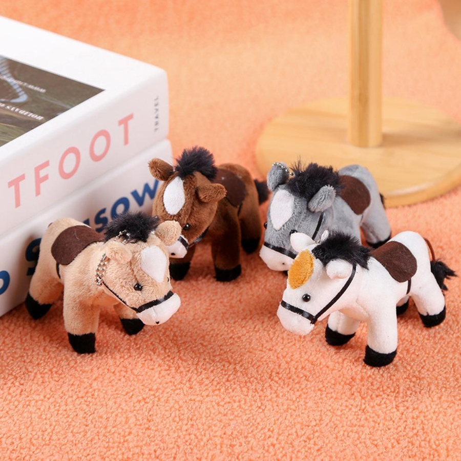Fashnics Plüschpferd Pony Anhänger braun 12cm - Bild 1